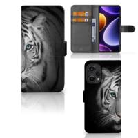 Xiaomi Poco F5 | Telefoonhoesje | Met pasjeshouder | Tijger