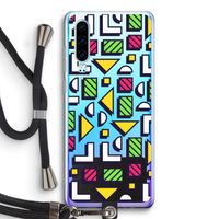8-bit N°4: Huawei P30 Transparant Hoesje met koord