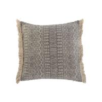 Kussen Home ESPRIT Grijs Natuurlijk Boho 45 x 8 x 45 cm