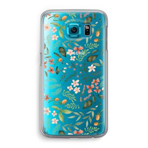Sweet little flowers: Samsung Galaxy S6 Transparant Hoesje