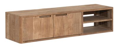 DTP Home Hangend TV-meubel 'Bliss' Teakhout, 130cm