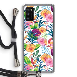 Tropisch 2: Samsung Galaxy A41 Transparant Hoesje met koord