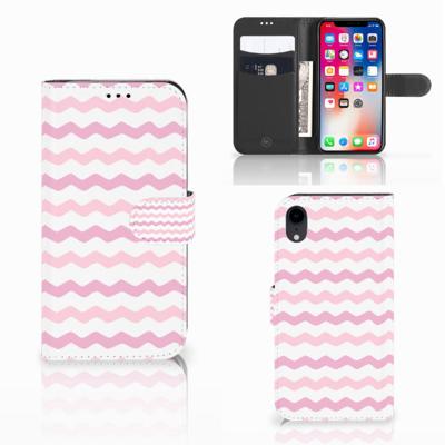 Apple iPhone Xr | Telefoon Hoesje | Waves Roze