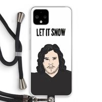 Let It Snow: Pixel 4 Transparant Hoesje met koord