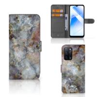 OPPO A16/A16s/A54s | Bookcase | Marmer Grijs