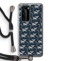 Makis: Huawei P40 Pro Transparant Hoesje met koord