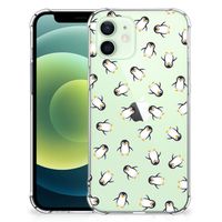 Doorzichtige Silicone Hoesje voor iPhone 12 Mini Pinguïn
