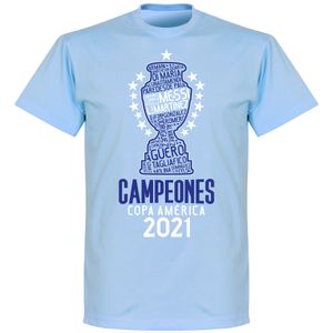 Argentinië Copa America 2021 Winners T-Shirt