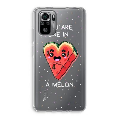 One In A Melon: Xiaomi Redmi Note 10S Transparant Hoesje