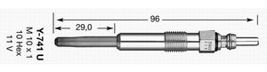 Gloeibougie NGK = Dpower20 Y741U