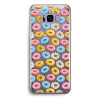 Pink donuts: Samsung Galaxy S8 Plus Transparant Hoesje