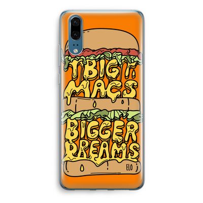 Big Macs Bigger Dreams: Huawei P20 Transparant Hoesje