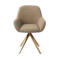 Jesper Home Kushi eetkamerstoel Moss Meadow turn gold