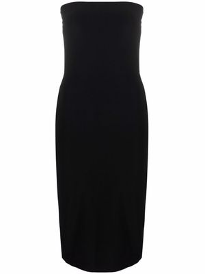 Norma Kamali robe bustier cintrée - Noir