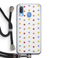 Bollen: Samsung Galaxy A40 Transparant Hoesje met koord
