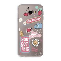 Positivity: Samsung Galaxy J4 Plus Transparant Hoesje