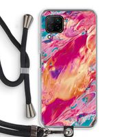 Pastel Echoes: Huawei P40 Lite Transparant Hoesje met koord