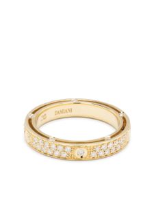 Damiani bague D.Side en or blanc 18 ct sertie de diamants - Jaune