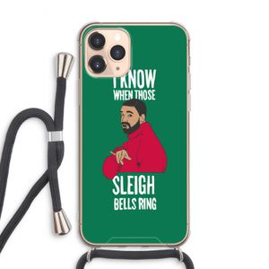 Sleigh Bells Ring: iPhone 11 Pro Max Transparant Hoesje met koord