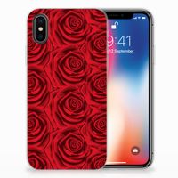 Apple iPhone X | Xs TPU Case Red Roses - thumbnail