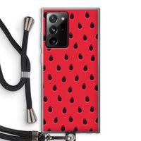Watermelon: Samsung Galaxy Note 20 Ultra / Note 20 Ultra 5G Transparant Hoesje met koord Watermelon: Samsung Galaxy Note 20 Ultra / Note 20 Ultra 5G Transparant Hoesje met koord
