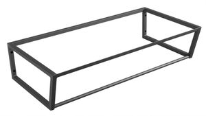 Sapho Industrial wastafel frame mat zwart 90cm