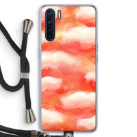 Lichte Wolken: Oppo A91 Transparant Hoesje met koord Lichte Wolken: Oppo A91 Transparant Hoesje met koord