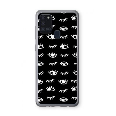 Eye pattern #3: Samsung Galaxy A21s Transparant Hoesje