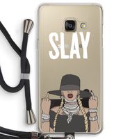 Slay All Day: Samsung Galaxy A3 (2016) Transparant Hoesje met koord