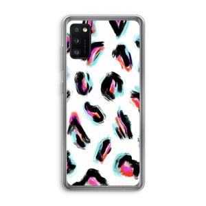 Cheetah color: Samsung Galaxy A41 Transparant Hoesje