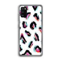 Cheetah color: Samsung Galaxy A41 Transparant Hoesje