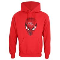 Unisex Hoodie Spider-Man Spider Crest Rood - Maat: M