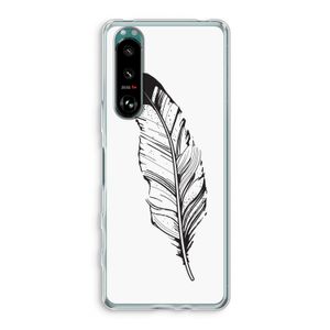 Pluim: Sony Xperia 5 III Transparant Hoesje