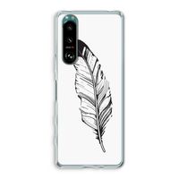 Pluim: Sony Xperia 5 III Transparant Hoesje