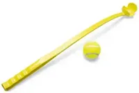 Beeztees hondenspeelgoed Fetch tennisbalwerper plastic 62x6.5x6.5cm geel