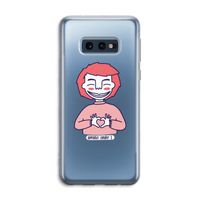 Hartje: Samsung Galaxy S10e Transparant Hoesje