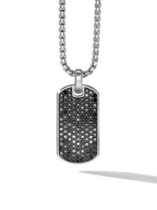 David Yurman pendentif en argent sterling Streamline serti de diamants