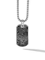 David Yurman pendentif en argent sterling Streamline serti de diamants