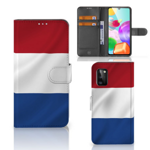 Samsung Galaxy A41 Bookstyle Case Nederlandse Vlag