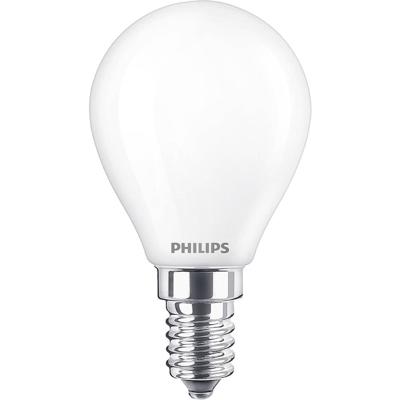 Philips LED 77771500 LED-lamp Energielabel F (A - G) E14 Kogel 4.3 W = 40 W Warmwit (Ø x l) 4.5 cm x 8.2 cm 2 stuk(s)