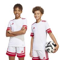 adidas Squadra 25 Voetbalshirt Kids Wit Rood