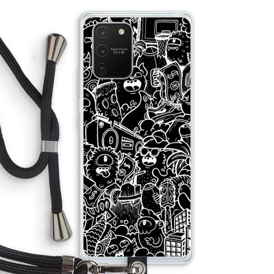 Vexx Black City : Samsung Galaxy S10 Lite Transparant Hoesje met koord