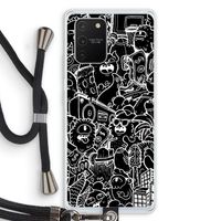 Vexx Black City : Samsung Galaxy S10 Lite Transparant Hoesje met koord