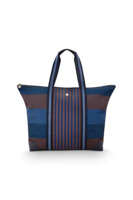 Pip Studio Tilda Tote Bag Large Streep Blauw