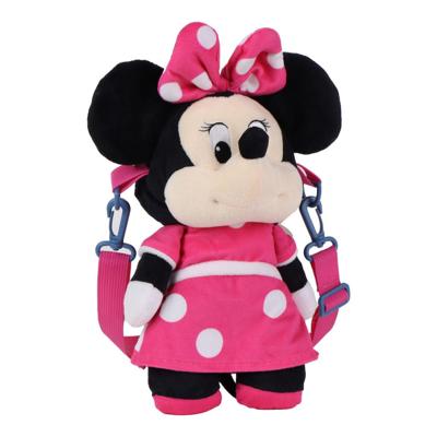 Disney Minnie Roze pluche rugzak, tas 34 cm