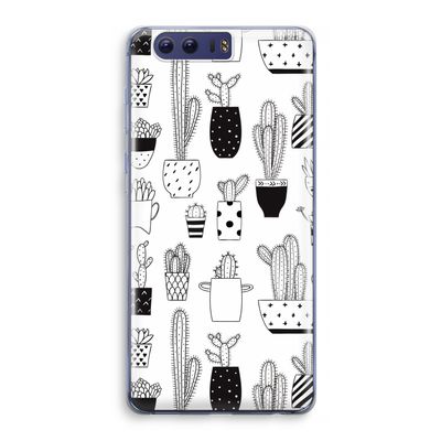 Cactusmotief: Honor 9 Transparant Hoesje