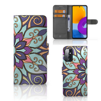 Samsung Galaxy M52 Hoesje Purple Flower