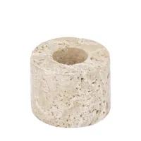PTMD Kandelaar Jaqueleen Beige L 5cm
