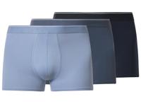 esmara Men Set van 3 heren boxers - Plus size (Donkerblauw/blauw, XXL)