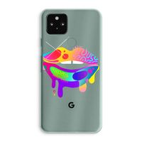 Lip Palette: Google Pixel 5a 5G Transparant Hoesje